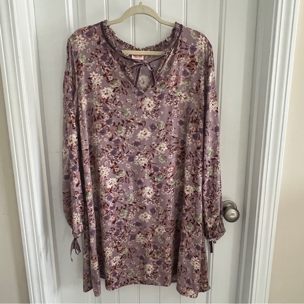 Mossimo lavender floral boho dress